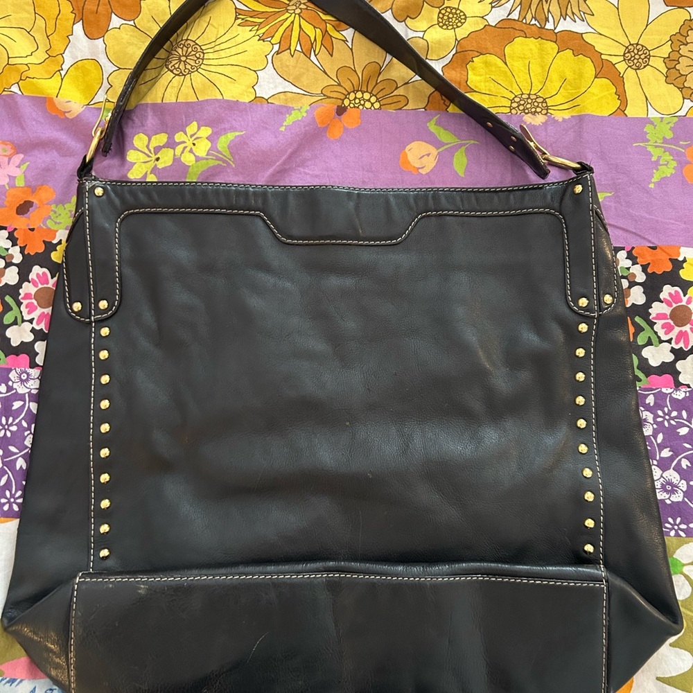 Black Studded Women's Bag